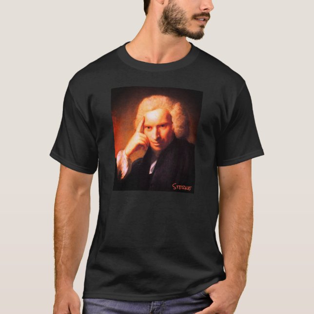 Laurence Sterne (painting by Sir Joshua Reynolds) T-Shirt (Front)