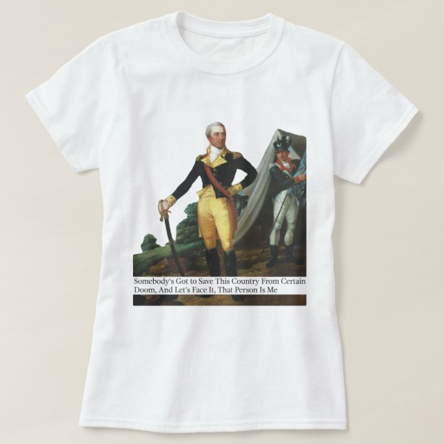 Laurens Is Saving This Country From Certain Doom T-Shirt (Design Front)
