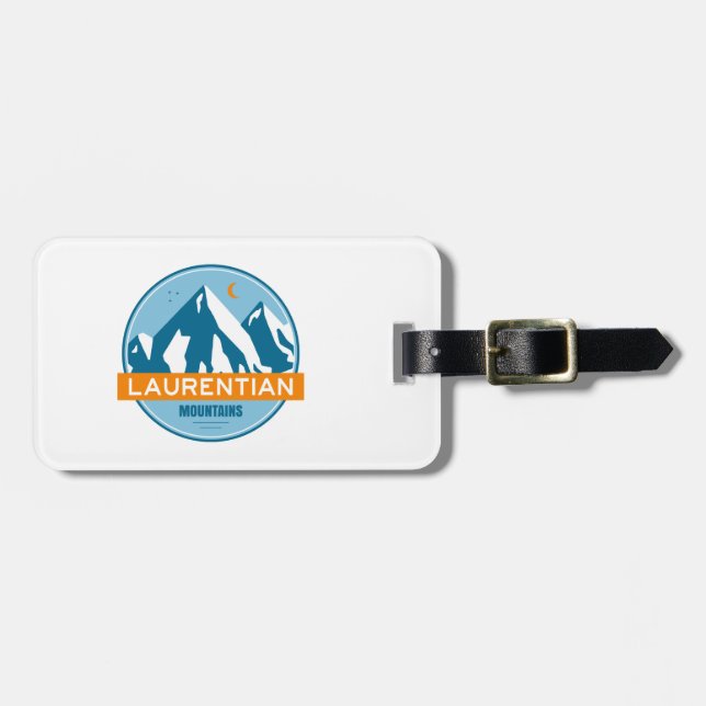 Laurentian Mountains Quebec Canada Luggage Tag (Front Horizontal)