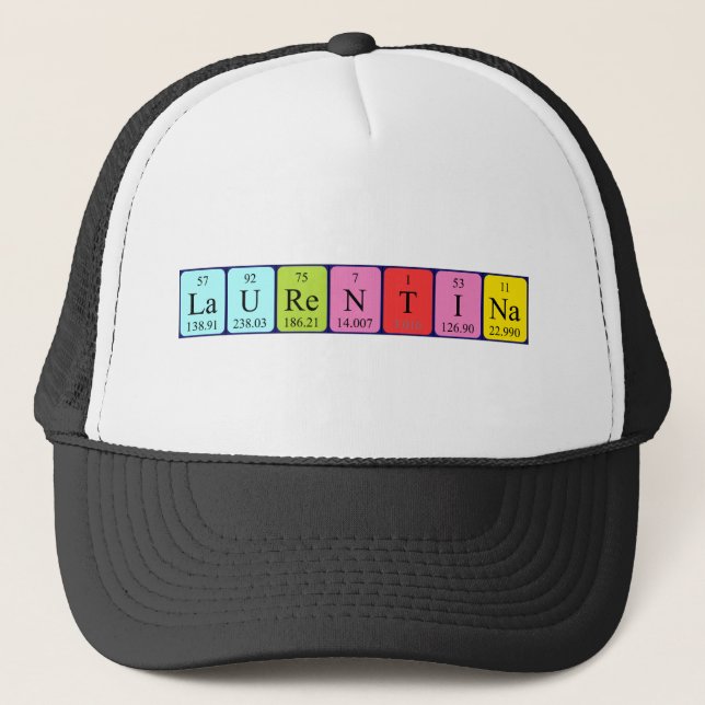 Laurentina periodic table name hat (Front)
