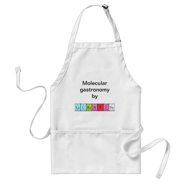 Laurentine periodic table name apron (Front)