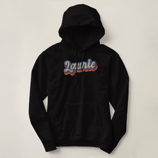 Laurie Personalised Name Shirt Custom Lettering 70 (Design Front)