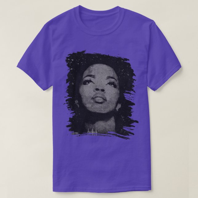 Lauryn hill Retro Poster T-Shirt (Design Front)