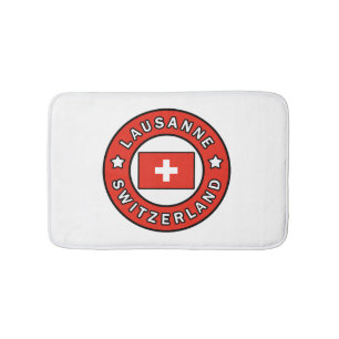 Lausanne Switzerland Bath Mat