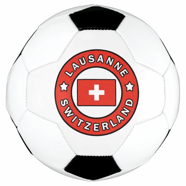 Lausanne Switzerland Soccer Ball (Front)
