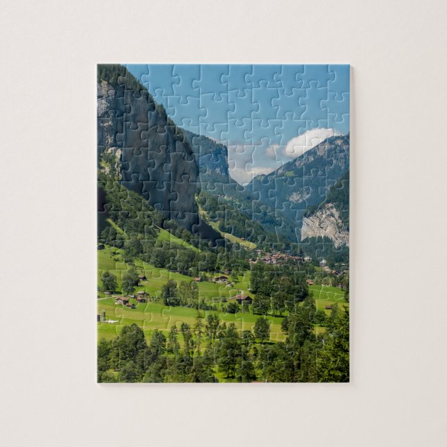 Lauterbrunnen  - Bernese Alps - Switzerland Jigsaw Puzzle (Vertical)