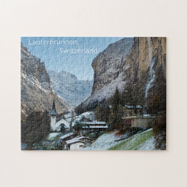 Lauterbrunnen Puzzle with Gift Box (Horizontal)
