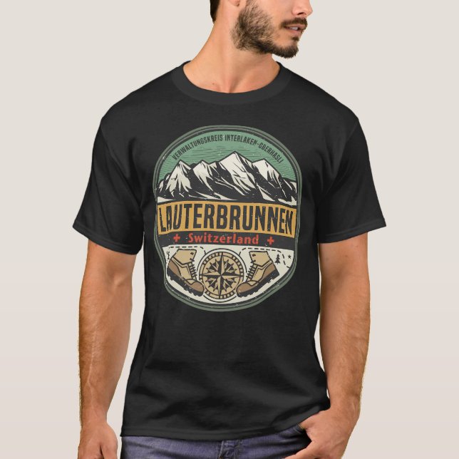 Lauterbrunnen Switzerland T-Shirt (Front)
