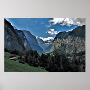 Lauterbrunnen Valley Poster