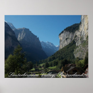 Lauterbrunnen Valley Switzerland 1 Poster