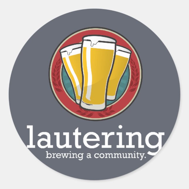 Lautering Round Sticker - Sheet (Front)