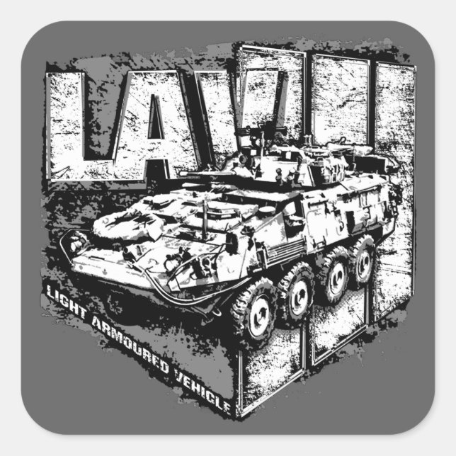 LAV III SQUARE STICKER (Front)