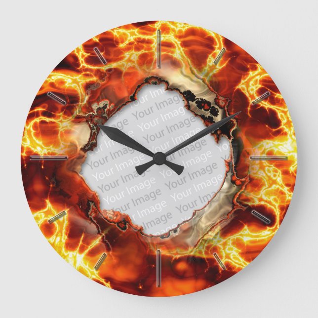 Lava 1 Wall Clock (Front)