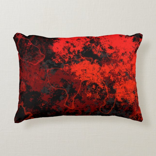Lava Abstract   Decorative Cushion (Front)