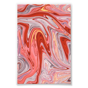 Lava Abstract Painting   Best abstract masterpiece Photo Print
