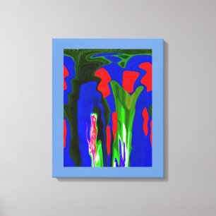 Lava art canvas print