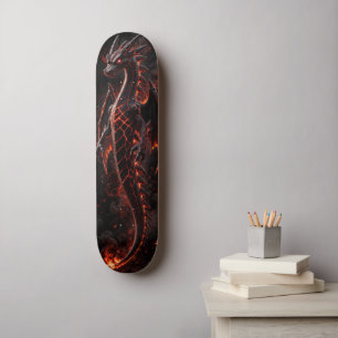 Lava Black Dragon Deck - Magma Beast Skateboard