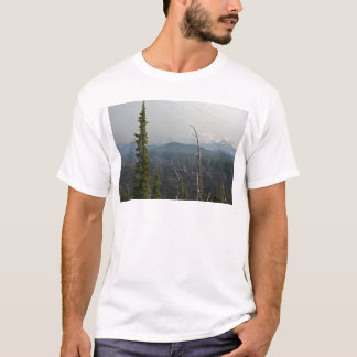 Lava Fields and panoramic at McKenzie Pass Oregon T-Shirt