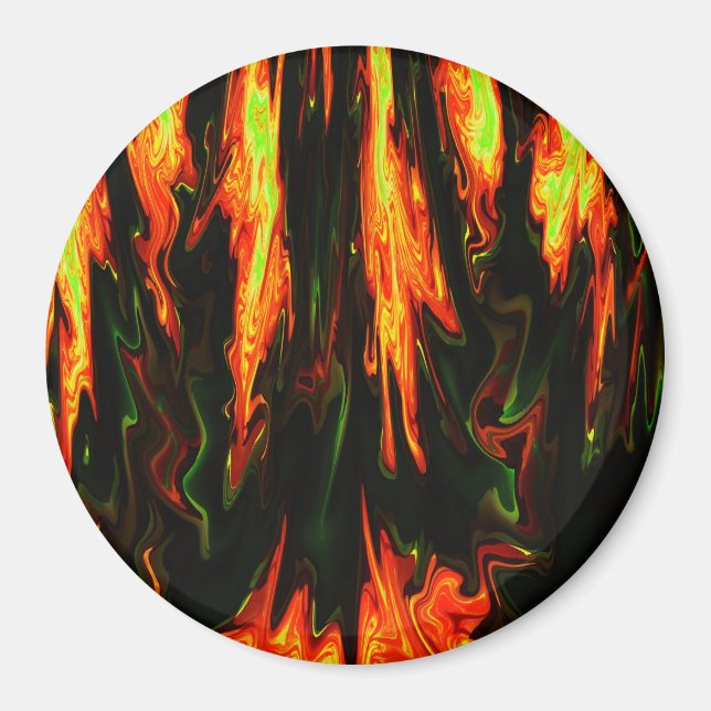 Lava Flames.... Magnet (Front)