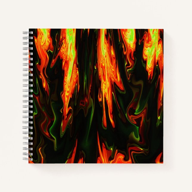 Lava  Flames.... Notebook (Front)