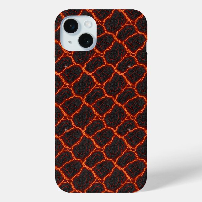 Lava Flow Seamless Pattern Case-Mate iPhone Case (Back)