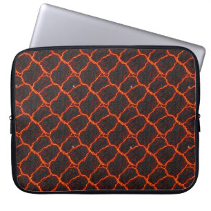 Lava Flow Seamless Pattern Laptop Sleeve