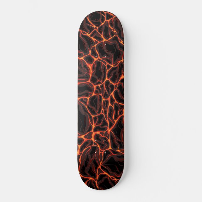 Lava flows skateboard (Front)