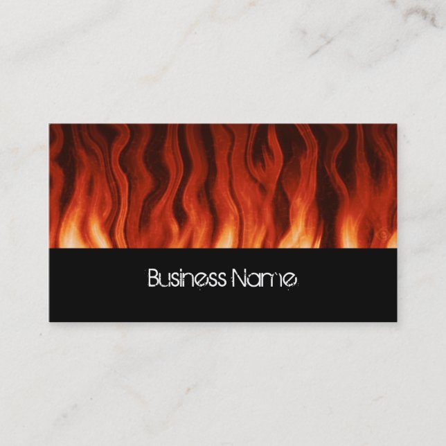 lava heat business card (Front)