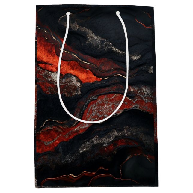 Lava Lace Medium Gift Bag (Front)