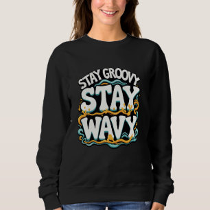 Lava Lamp Retro Aesthetic Psychedelic Groovy Vibes Sweatshirt