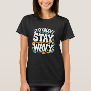 Lava Lamp Retro Aesthetic Psychedelic Groovy Vibes T-Shirt