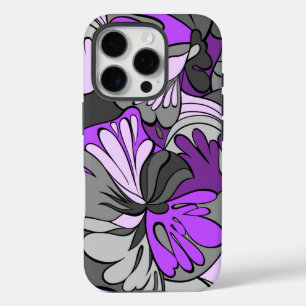 Lava-Lamp Retro Psychedelic Floral iPhone 16 Pro Case
