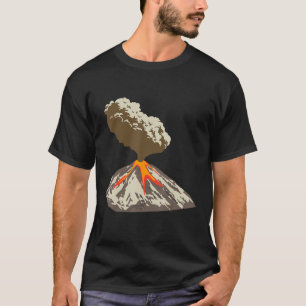Lava Magma Eruption Geology Volcano Magma T-Shirt