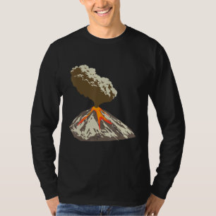Lava Magma Eruption Geology Volcano Magma T-Shirt