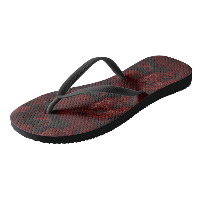 Lava Marble Abstract Jandals (Angled)