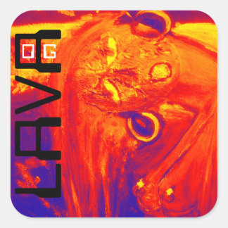 LAVA OG HYBRID SQUARE STICKER