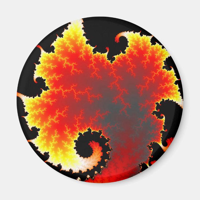 Lava Sea - Fractal Magnet (Front)