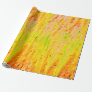 Lava Swirl Wrapping Paper