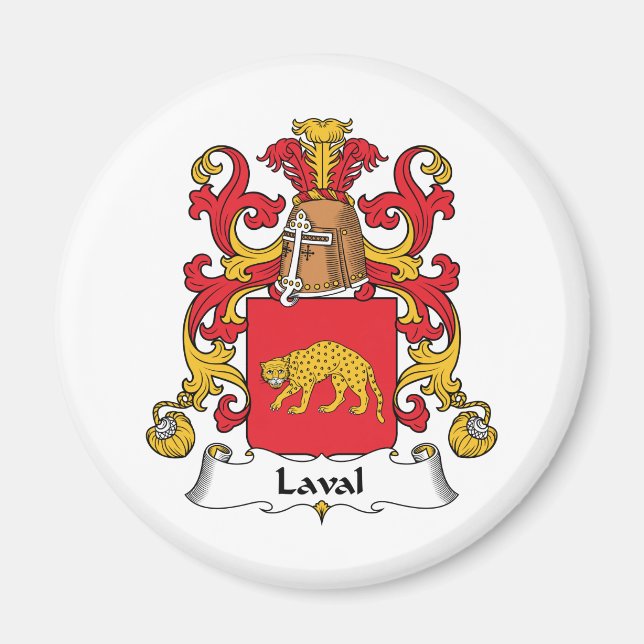 Laval Family Crest Magnet (Front)