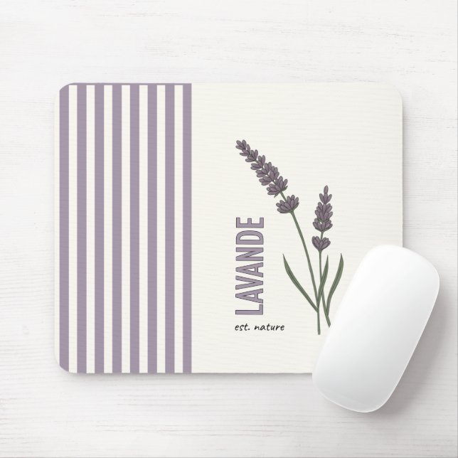 Lavande est. Nature Mouse Pad (With Mouse)