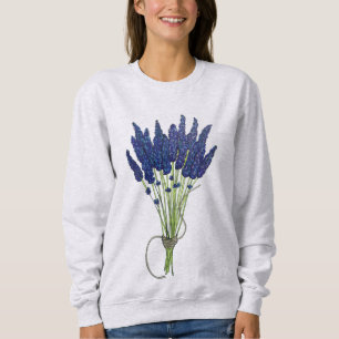Lavandula Lavender Bunch Herb Purple Flower Garden Sweatshirt