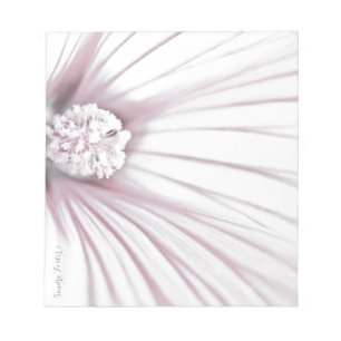 Lavatera Flower Macro Notepad