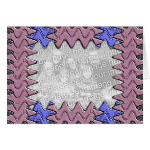 Lavendar and Blue Photo Frame