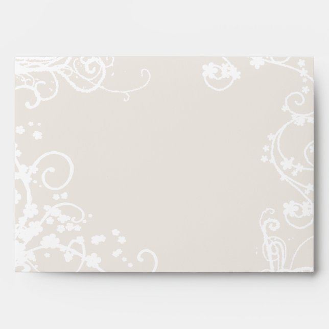 Lavendar and White Envelope (Front)