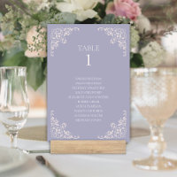 Lavendar Purple French Lilac Vintage Border