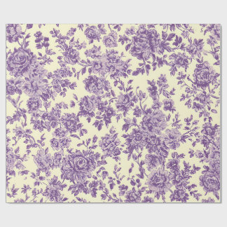 Lavendar Roses Wrapping Paper