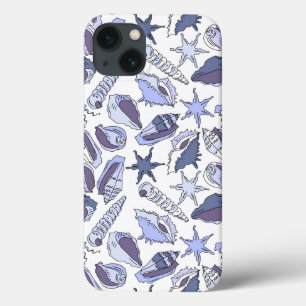 Lavendar Seashells iPhone 13 Case
