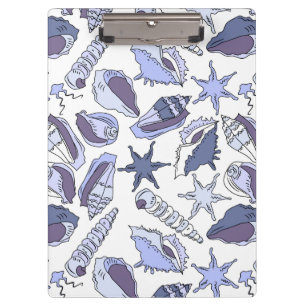 Lavendar Seashells Clipboard