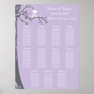 Lavendar Seating Chart