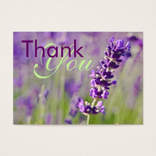 Lavendar • Thank You Profilecard (Front)